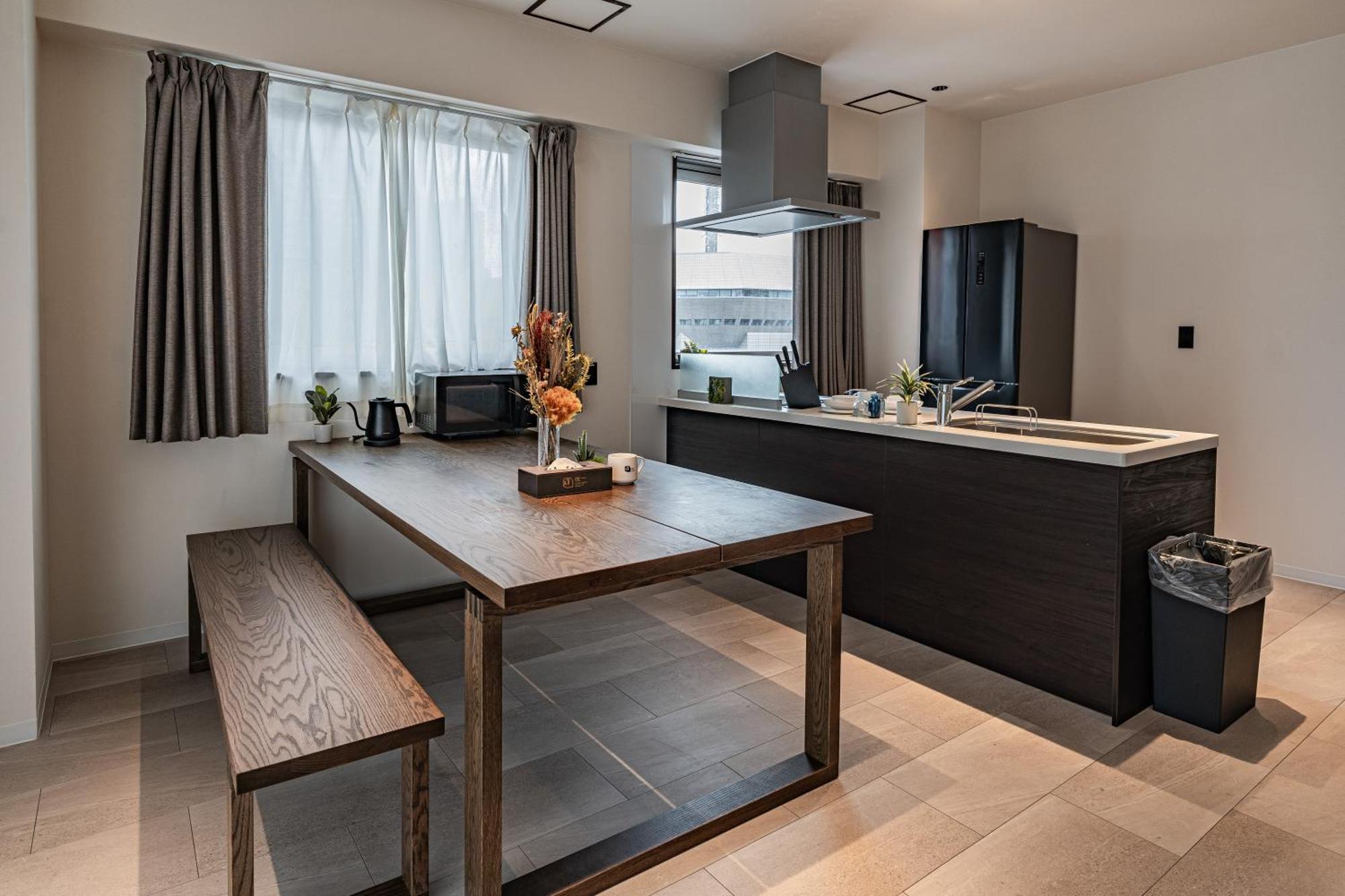 Apartment Hotel 11 Shinsaibashi Amemura Osaka Phòng bức ảnh